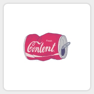 Fresh Content (art print) Sticker